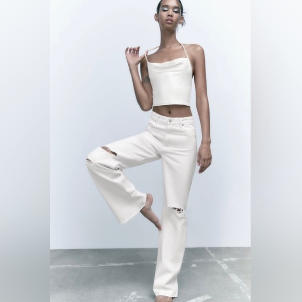 ZARA High Rise Denim Jeans